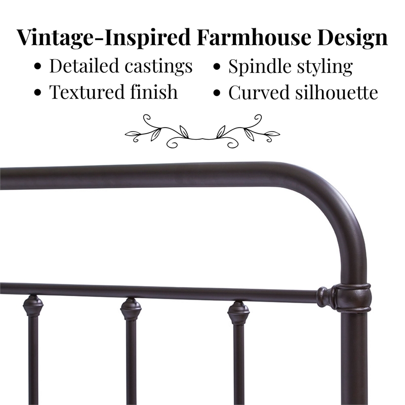 Beaconsfield Full Headboard Only - Oiled Bronze