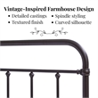 Beaconsfield Full Headboard Only - Oiled Bronze