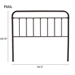 Beaconsfield Full Headboard Only - Oiled Bronze
