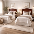 Cardiff Twin Headboard Only - Merlot