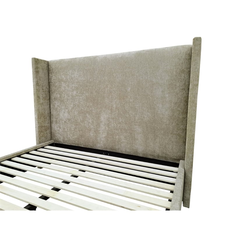 Alar - Complete Bed - Queen - Light Brown