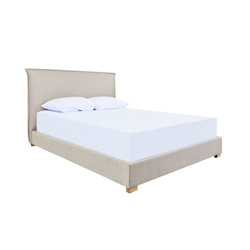 Claro - Complete Bed - King - Oatmeal