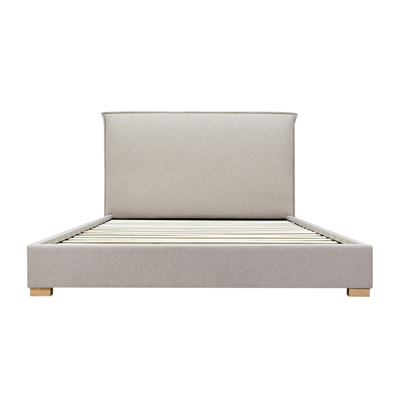 Claro - Complete Bed - King - Oatmeal
