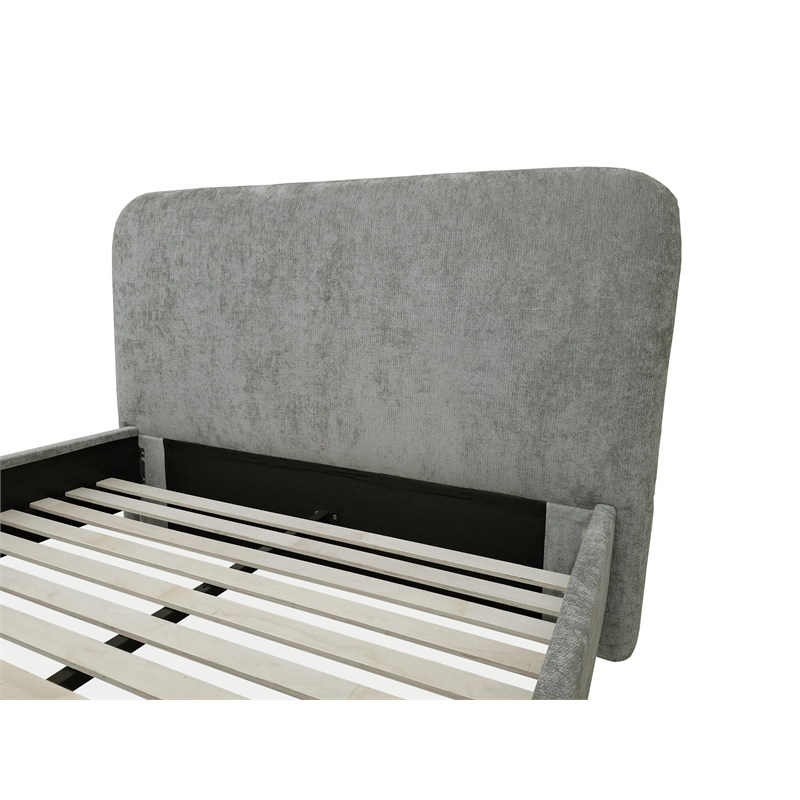 Nuage - Complete Bed - Queen - Stone