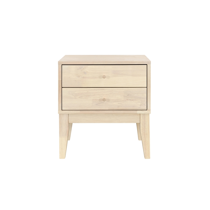 Willa - 2 Drawer Nightstand - Natural