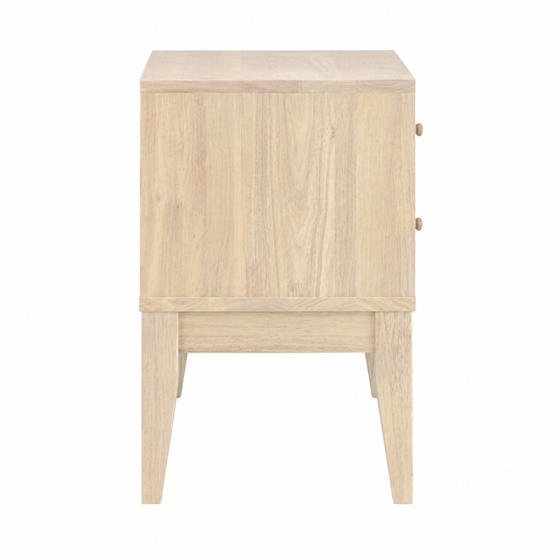 Willa - 2 Drawer Nightstand - Natural