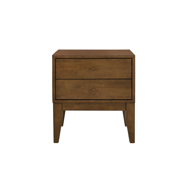 Willa - 2 Drawer Nightstand - Walnut