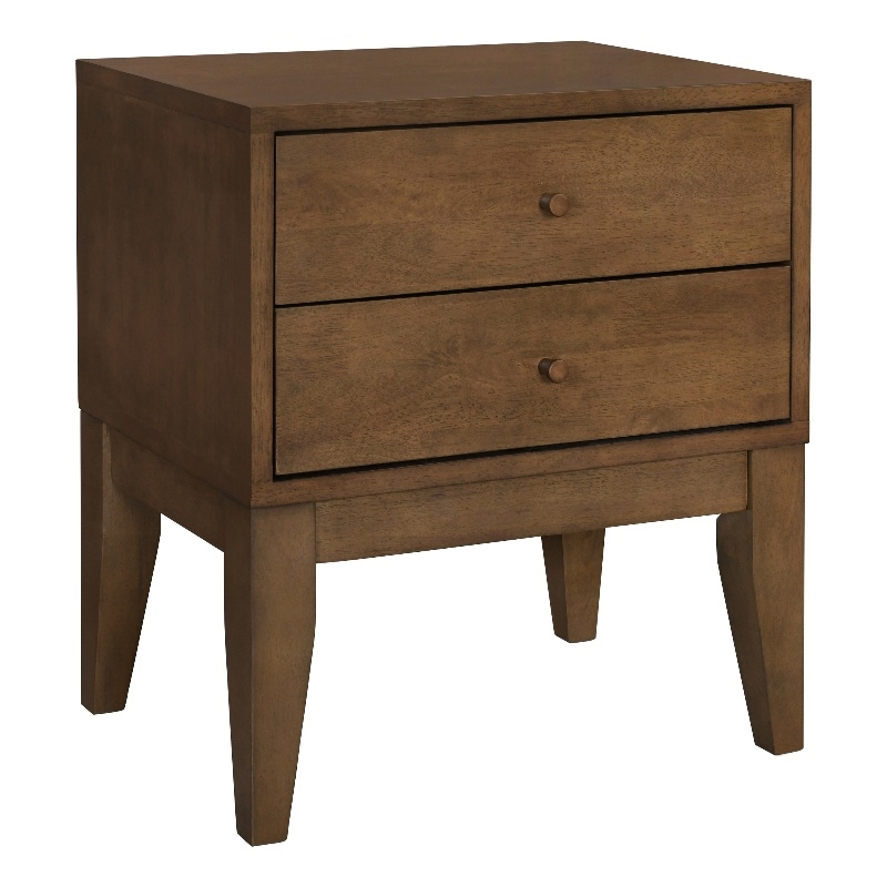 Willa - 2 Drawer Nightstand - Walnut