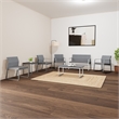 Gansett Reception Waiting Room Guest Chair / Charcoal Steel / Navy Blue