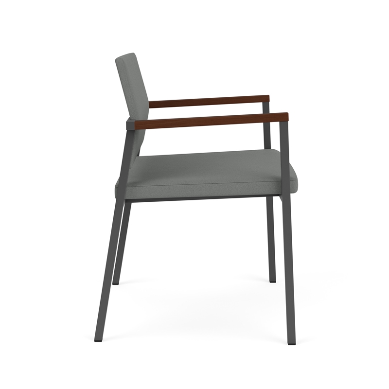 Avon Reception Oversize Chair UPH Seat Back / Charcoal Steel / Light Gray