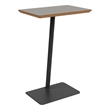 Willow Lounge Lobby Reception Waiting Personal Table / Charcoal Steel / Gray