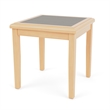 Belmont Lounge Reception Waiting Room HPL Top End Table / Natural Wood / Gray