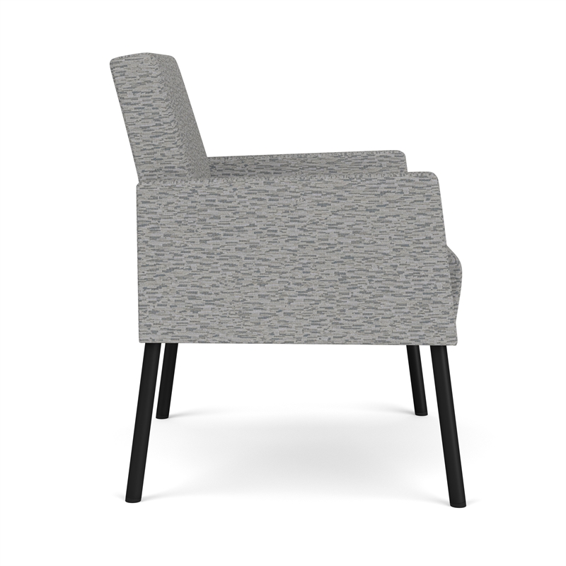 Lesro Mystic Lounge Reception Guest Chair in Gray