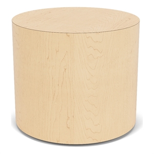 Lesro Mystic Lounge Reception 19&quot Cylinder Table 16&quot Tall with Top in Beige