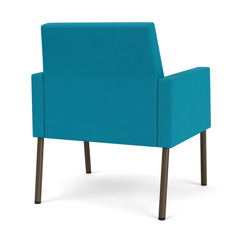 Lesro Mystic Lounge Reception Guest Chair in Teal