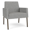 Lesro Mystic Lounge Reception Guest Chair in Gray