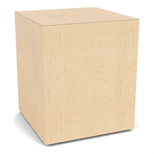 Lesro Mystic Lounge Reception Cube Table 20&quot Tall with Laminate Top in Beige