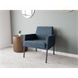 Lesro Mystic Lounge Reception Guest Chair in Blue