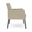 Lesro Mystic Lounge Reception Guest Chair in Beige