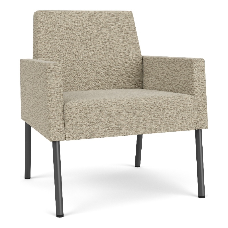 Lesro Mystic Lounge Reception Guest Chair in Beige