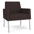 Lesro Mystic Lounge Reception Guest Chair in Brown