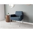 Lesro Mystic Lounge Reception Guest Chair in Blue