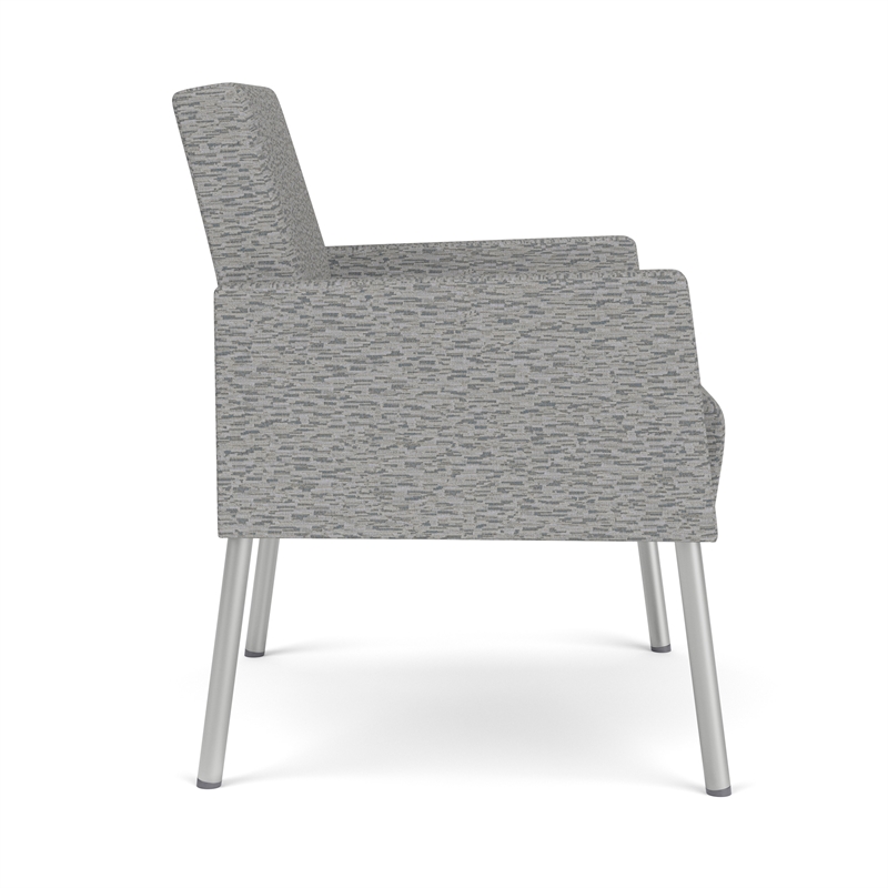 Lesro Mystic Lounge Reception Guest Chair in Gray