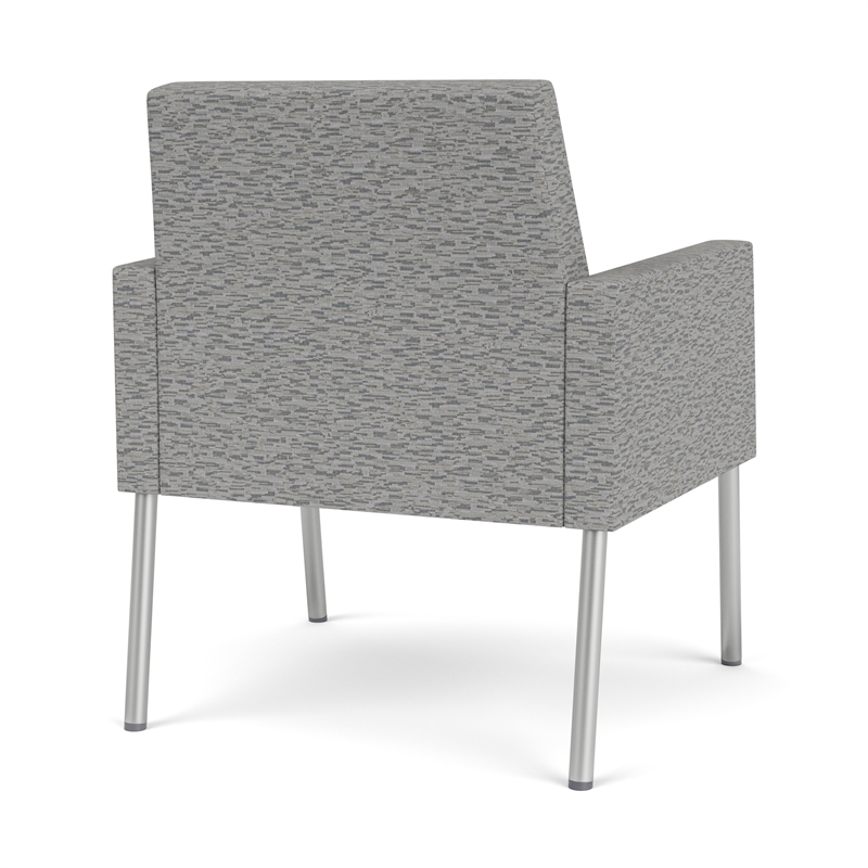 Lesro Mystic Lounge Reception Guest Chair in Gray