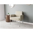 Lesro Mystic Lounge Reception Guest Chair in Beige
