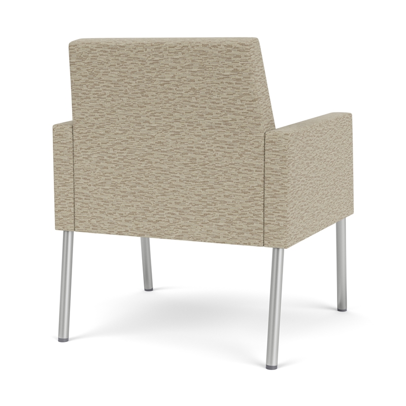 Lesro Mystic Lounge Reception Guest Chair in Beige