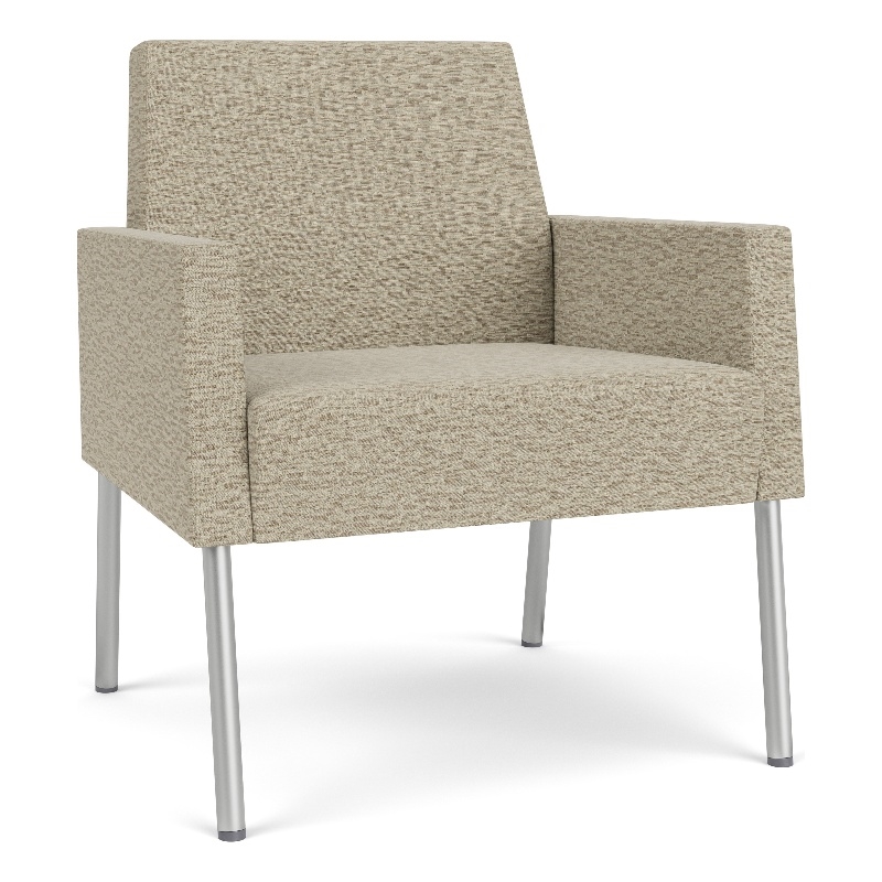 Lesro Mystic Lounge Reception Guest Chair in Beige