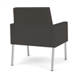 Lesro Mystic Lounge Reception Guest Chair in Gray
