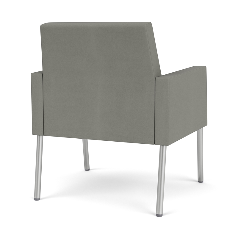 Lesro Mystic Lounge Reception Guest Chair in Gray