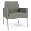 Lesro Mystic Lounge Reception Guest Chair in Gray