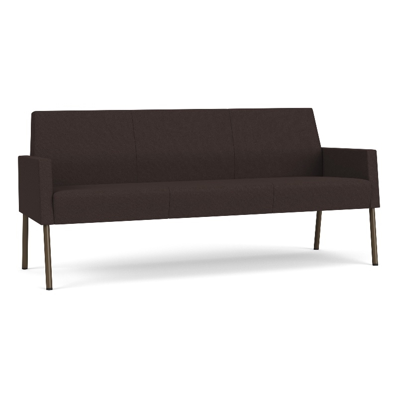 Lesro Mystic Lounge Reception Sofa in Brown