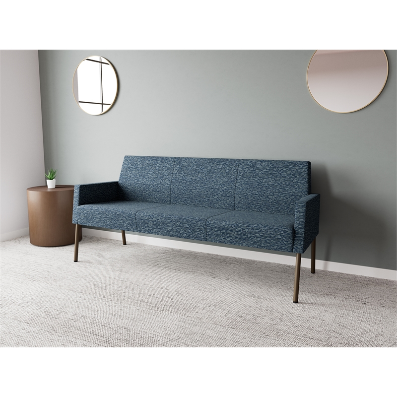 Lesro Mystic Lounge Reception Sofa in Blue