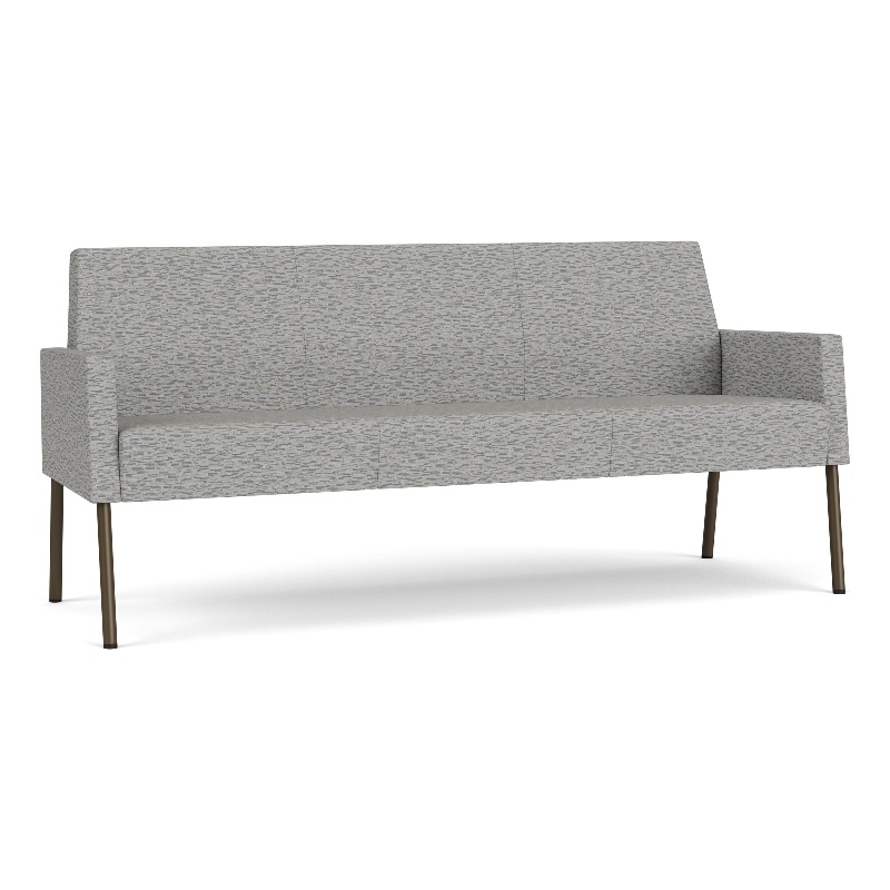 Lesro Mystic Lounge Reception Sofa in Gray