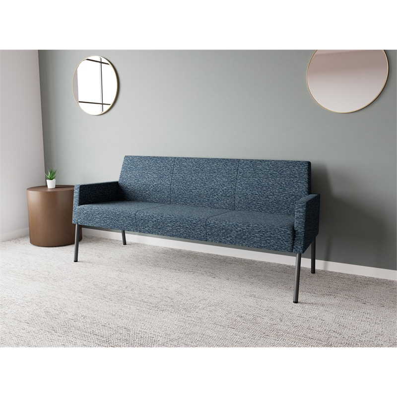 Lesro Mystic Lounge Reception Sofa in Blue