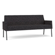 Lesro Mystic Lounge Reception Sofa in Black