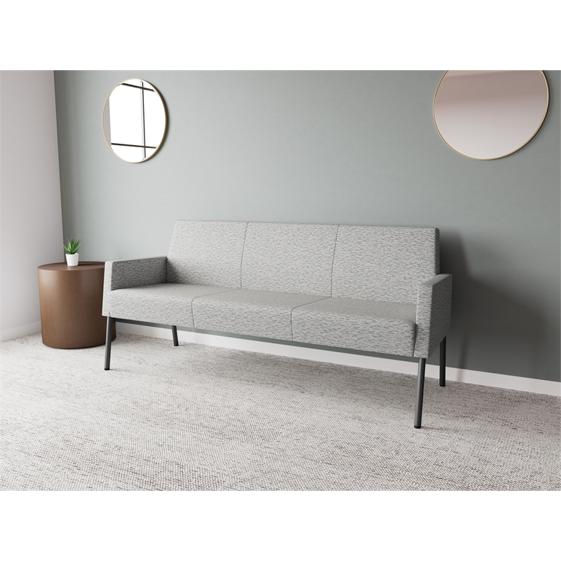 Lesro Mystic Lounge Reception Sofa in Gray