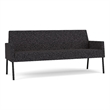 Lesro Mystic Lounge Reception Sofa in Black