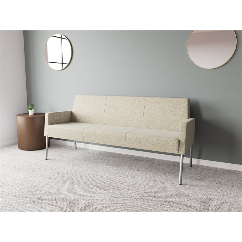 Lesro Mystic Lounge Reception Sofa in Beige