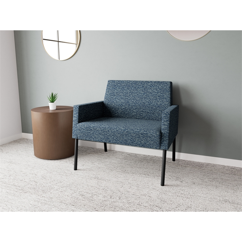 Lesro Mystic Lounge Reception Bariatric Chair in Blue