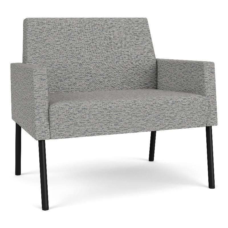 Lesro Mystic Lounge Reception Bariatric Chair in Gray