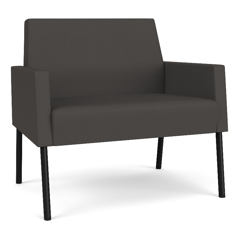 Lesro Mystic Lounge Reception Bariatric Chair in Gray