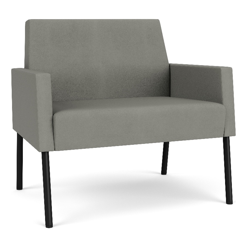 Lesro Mystic Lounge Reception Bariatric Chair in Gray