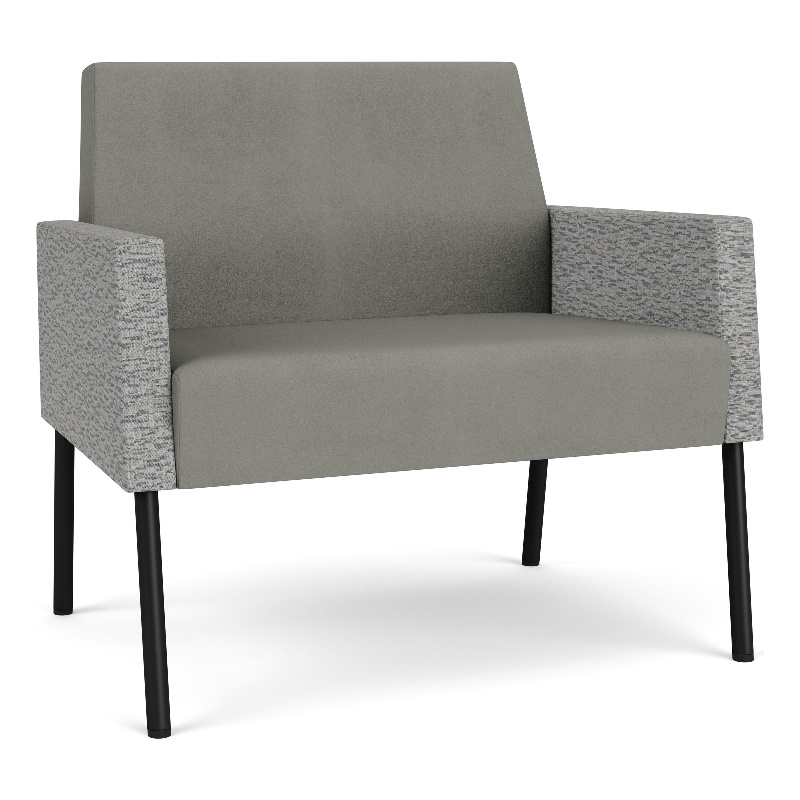 Lesro Mystic Lounge Reception Bariatric Chair in Gray