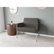 Lesro Mystic Lounge Reception Bariatric Chair in Gray