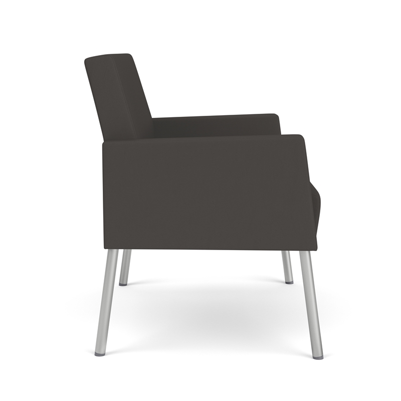 Lesro Mystic Lounge Reception Bariatric Chair in Gray