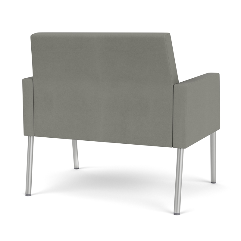 Lesro Mystic Lounge Reception Bariatric Chair in Gray